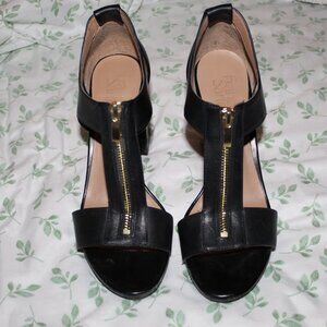 Franco Sarto Black Heel Sandal
